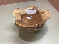 Hard Maple Burl Bowl from North Douro