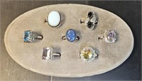 Sterling Silver Jewelry Rings Tray