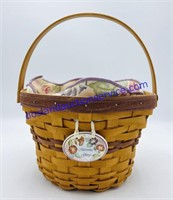 2000 Longaberger Morning Glory Basket (8 x 7)