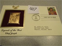 FIRST DAY ISSUE STAMP LEGENDS OF THE WEST