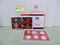 2003 U S Mint Silver Proof Set (10pc) with