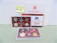 2000 U S Mint Silver Proof Set (10pc)