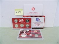 1999 U S Mint Silver Proof Set (9pc)