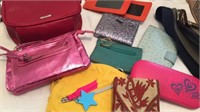 Chaps Purse and Assorted Change Purses, Wallets