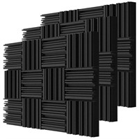 TroyStudio Thick Acoustic Foam Panels, 12 X 12 X 2