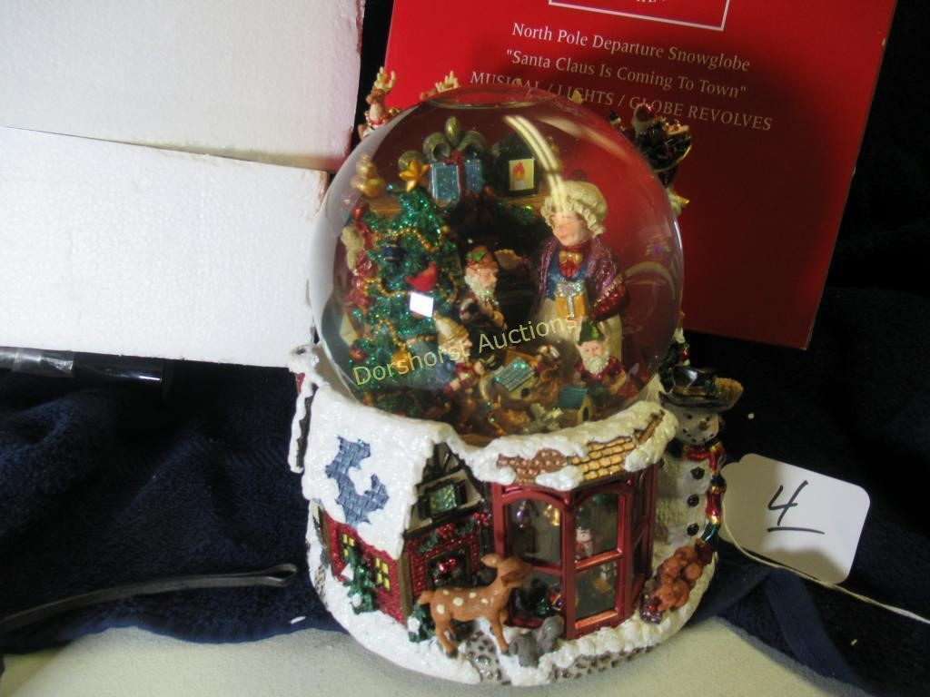 CHRISTOPHER RADKO SNOWGLOBE W/ BOX - WORKS