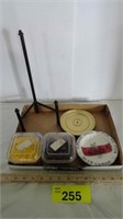 1965 Curling Club Ashtray / Picture Stand Lot