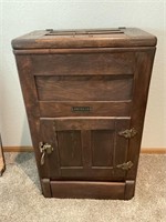 Antique Oak Ice Box by AMERICAN