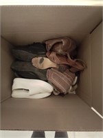 1 Box of Used womens shoes, sizes, 71/2 and 8.