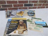 Archeology MAgazines & Postcard Lot