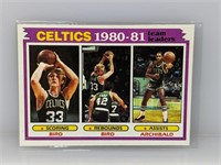 1981 Topps Larry Bird 2nd Year Celtics Leaders #45