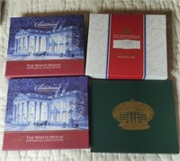 4 white house Christmas ornaments