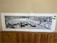 Signed racing poster