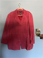 Red Suede Dialogue Jacket 3X