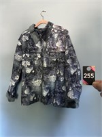 Denim & Co Blue Flowered Jacket 3X