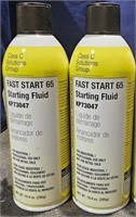 2 Cans Fast Start 65 Starting Fluid KP 73047