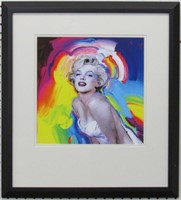 Marilyn Monroe Giclee By Peter Max