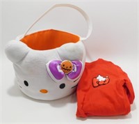 Large "Hello Kitty" Plush Basket & "HK" Converse