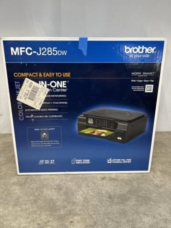 Brother all in one printer, model MFC-J285