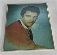 Vintage Elvis Presley Framed Picture
