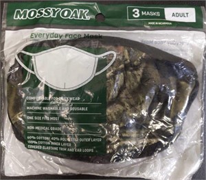 New Mossy Oak camo  3masks in a pack
