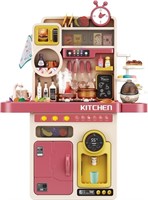 Kids Play Kitchen Playset, Toy Kitchen