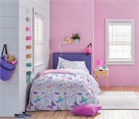 WF970  Saturday Park Ombre Butterflies Bed Set Ful