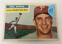 1956 Topps Del Ennis #220