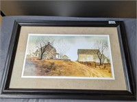Barn/House Picture Signed by  Neil Bolster 2009