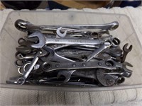 Tote of end wrenches