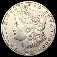 1892-S Morgan Silver Dollar NEARLY UNCIRCULATED