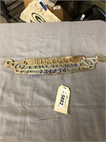 BICYCLE IRON NAMEPLATE, 3 X 15"