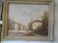 (?)Neustern Oil painting on canvas -Antique