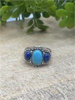 Lapis Lazuli Sterling Silver Ring