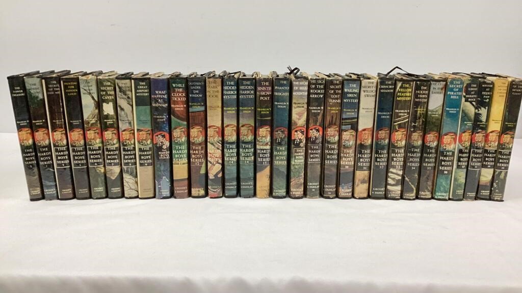 Vintage Hardy Boys Book Series