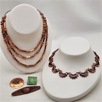 Copper Jewelry Incl Renoir