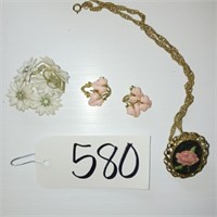 ASST. JEWELRY WITH FLORAL DESIGNS