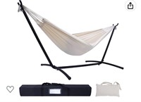 OHUHU DOUBLE HAMMOCK WITH STAND 198X149CM