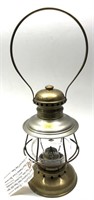 M.M. Buck & Co. "Empress" Conductor Lamp, brass