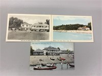 Three Orion House postcards, Port Stanley.