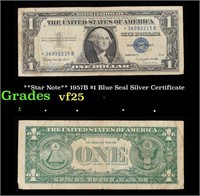 **Star Note** 1957B $1 Blue Seal Silver Certificat