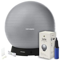 Retrospec Luna Exercise Ball, Base & Pump/Ball &