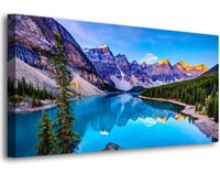 Wall Art Lake Mountain Landscape Picture Print