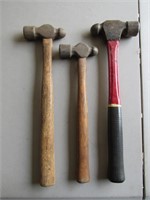 3 ballpeen hammers