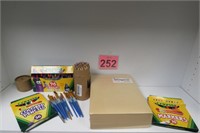 Artist Lot w/ Paper, Colored Pencils & More