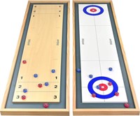 GoSports Shuffleboard and Curling 2 in 1 Board