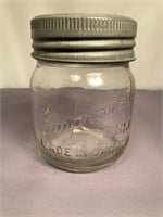 IMPROVED GEM Canning Jar w/Glass Top 1920’s,