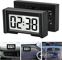 Small Digital Clock, Mini Car Dashboard Clock