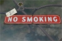 Metal No Smoking Sign