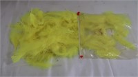 Fly Fishing Materials-Flourescent Yellow Feathers